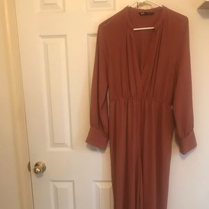 ZARA long sleeve jumpsuit